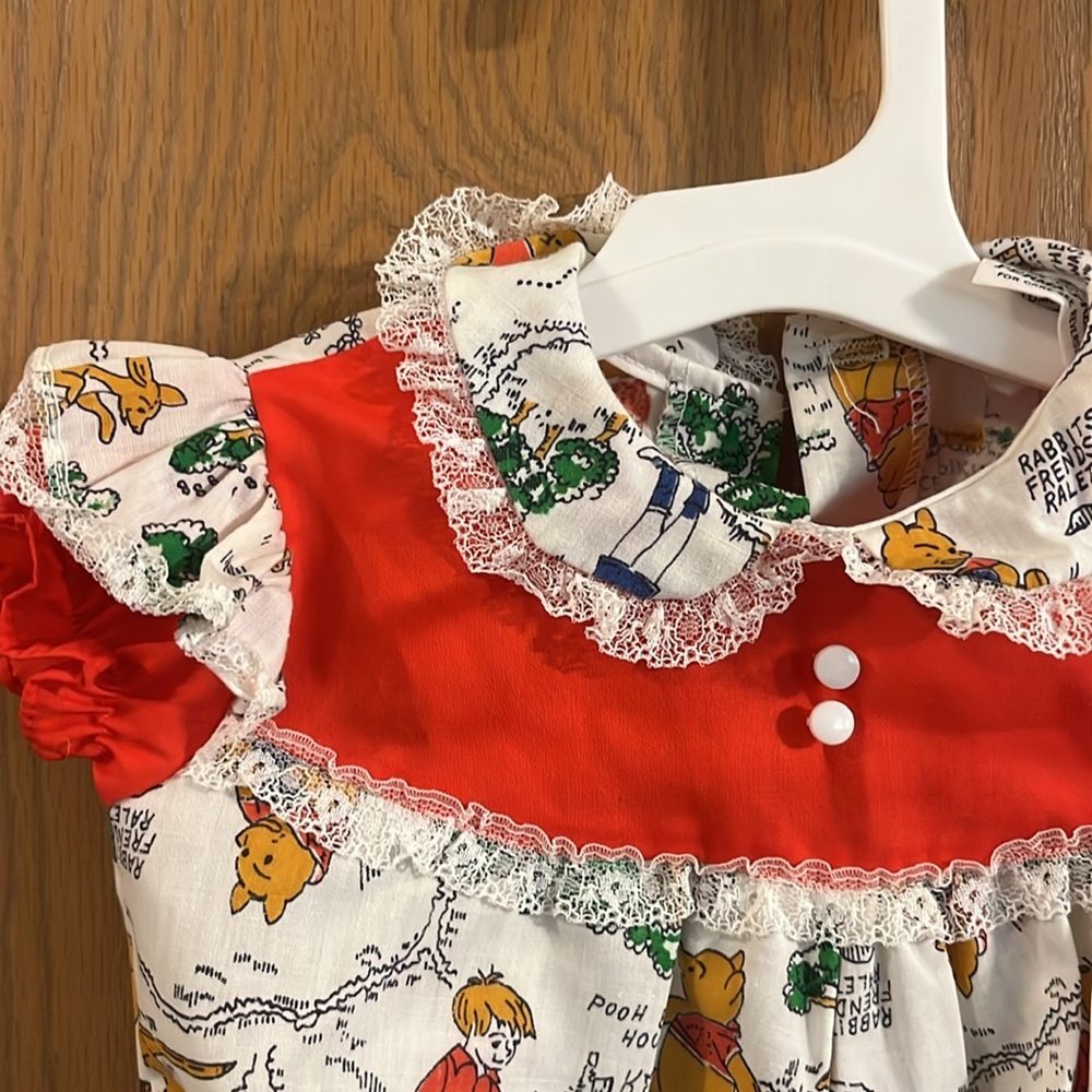 Vintage Winnie the Pooh Newborn Bubble Romper - Picture 5 of 8